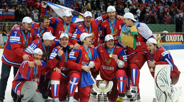 Сборная России по хоккею стала победителем чемпионата мира 2012 года