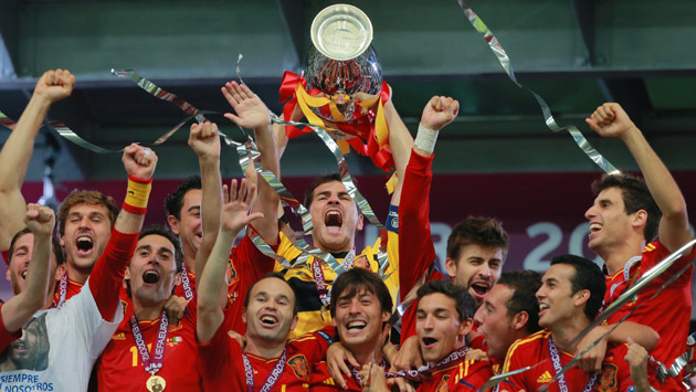 Сборная Испании завоевала третий титул крупных турниров подряд
