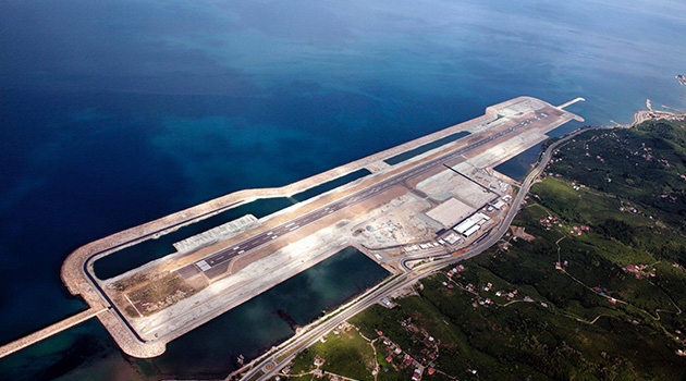 Первый в Турции аэропорт на искусственном острове запустит международные авиарейсы