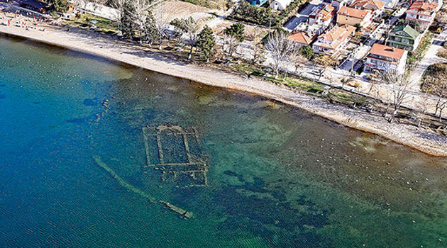 Под водами озера Изник найдена базилика