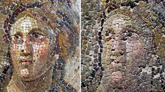  Римскую мозаику повредили во время реставрации 